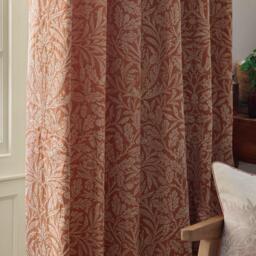 Morris and Co Acorn Tonal Fully Lined Matt Jacquard Pencil Pleat - thumbnail 5