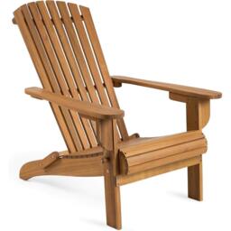 VonHaus Hudson Folding Adirondack Chair