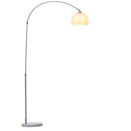 Kabinet UK Modern Arched Floor Lamp with Marble Base - thumbnail 1