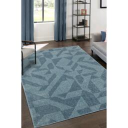Homemaker Juno Geometric Rug Blue