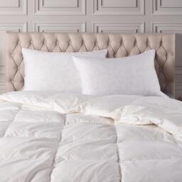 Downland Luxury Cotton Goose Feather & Down Pillow Pair - thumbnail 4