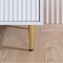 Birlea Zara 2 Drawer Fluted Bedside - thumbnail 3