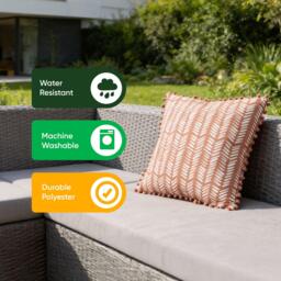 Streetwize Outdoor Scatter Cushions Terracota Fern - thumbnail 6