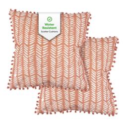 Streetwize Outdoor Scatter Cushions Terracota Fern - thumbnail 2