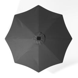 Breeins Large Solar LED Parasol without Base Dark Grey - thumbnail 6