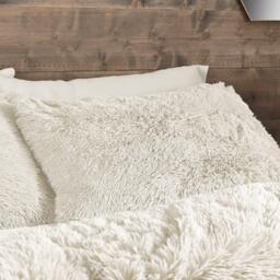Catherine Lansfield Cuddly Deep Pile Faux Fur Duvet Cover Set - thumbnail 2