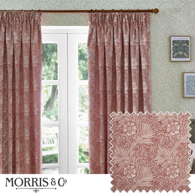 Morris and Co Marigold Fully Lined Jacquard Floral Pencil Pleat - image 1