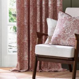Morris and Co Marigold Fully Lined Jacquard Floral Pencil Pleat - thumbnail 4