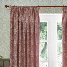 Morris and Co Marigold Fully Lined Jacquard Floral Pencil Pleat - thumbnail 3