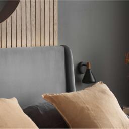 Birlea Lincoln Grey Velvet Bed - thumbnail 5