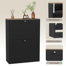 Lassic Vida Designs 2 Drawer Shoe Cabinet - thumbnail 7
