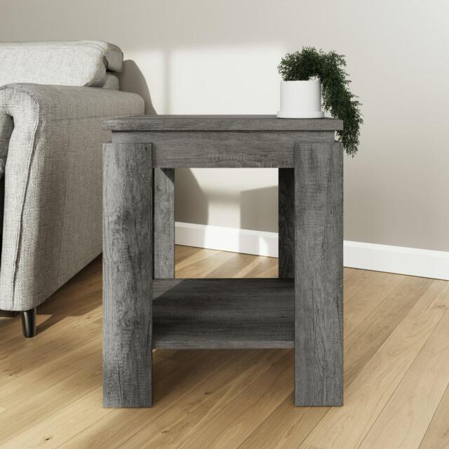 GFW Canyon Lamp Table Charcoal Grey - image 1