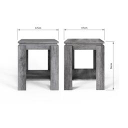 GFW Canyon Lamp Table Charcoal Grey - thumbnail 8