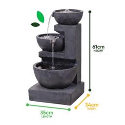 Streetwize Solar Water Feature Battery back up Cascading - thumbnail 3