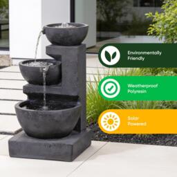 Streetwize Solar Water Feature Battery back up Cascading - thumbnail 5