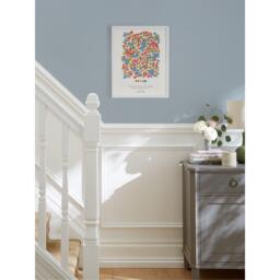 Laura Ashley Northrop Bloom Print in a White Frame - thumbnail 2