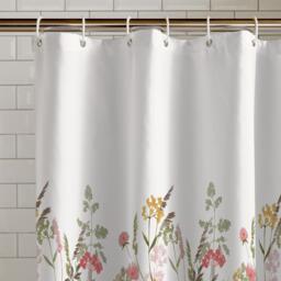 Catherine Lansfield Countryside Floral Shower Curtain - thumbnail 2