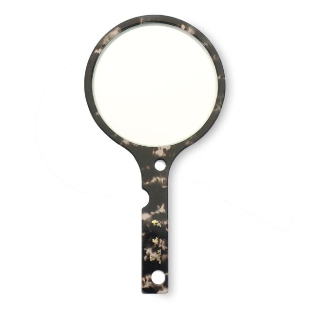 Off White Makeup Mirror - image 1