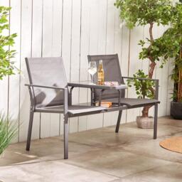 VonHaus VonHaus Textoline Loveseat - thumbnail 2