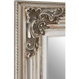 Interiors by Premier Brussels Baroque Rectangle Silver Wall Mirror - thumbnail 3