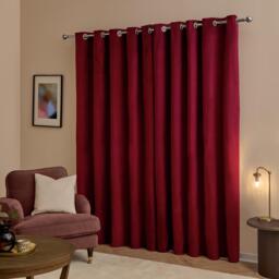Furn The Ultimate Velvet Blackout Eyelet Curtains - thumbnail 3