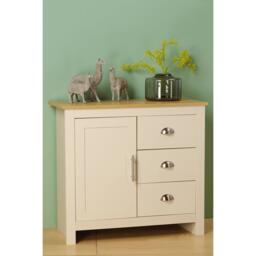 Homelife Sherbourne 3 Drawer Small Sideboard