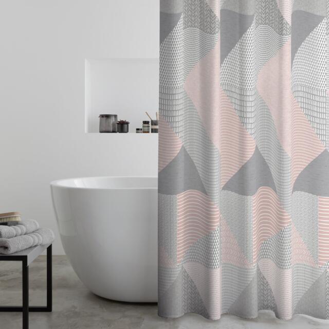 Catherine Lansfield Larsson Geo Shower Curtain - image 1
