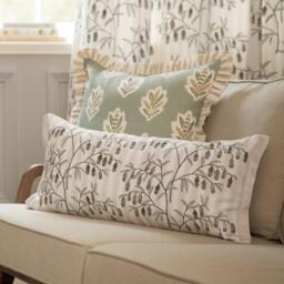 Sanderson Chinese Lanterns Embroidered Feather Filled Cushio - thumbnail 6
