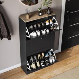 Lassic Vida Designs 3 Drawer Shoe Cabinet - thumbnail 4