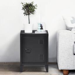 Urban Meuble Modern Metal Bedside Cabinet