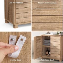 VonHaus VonHaus Bathroom Storage Cabinet – Chester Range - thumbnail 7