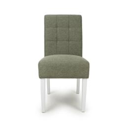Shankar Set of 2 Moseley Weave Green Dining Chairs - thumbnail 3