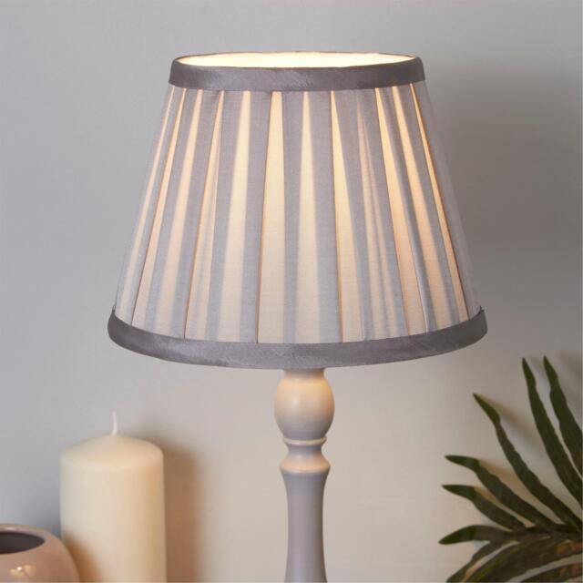 Lighting Collection Raye Taper Pleat Silk Lampshade - image 1