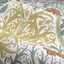 Morris and Co Seaweed Fully Lined Velvet Pencil Pleat Curtains - thumbnail 6