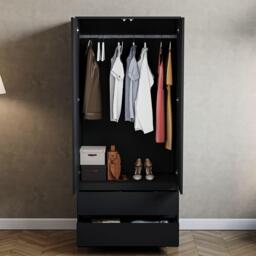 Lassic Vida Designs Denver 2 Door Wardrobe With Drawers - thumbnail 4