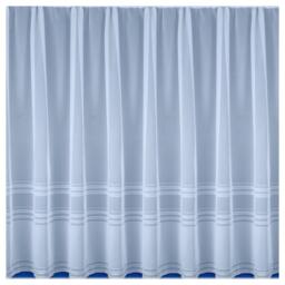 Enhanced Living Hudson Stripe Lace Net Curtain Panel - thumbnail 1