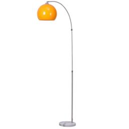 Kabinet UK Modern Arched Floor Lamp with Marble Base - thumbnail 1