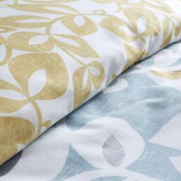 Catherine Lansfield Inga Leaf Reversible Duvet Cover Set - thumbnail 3