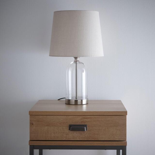 K Living Chelsea Brushed Silver Lamp - image 1