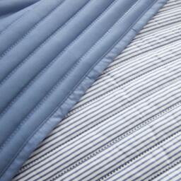 Catherine Lansfield Stripe Quilted Reversible Bedspread - thumbnail 2