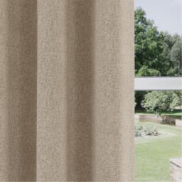Enhanced Living Austin Natural 100% Blackout Eyelet Curtains - thumbnail 2