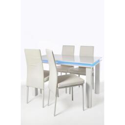 Homelife LED 4 Seater Dining Set - thumbnail 2