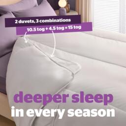 Silentnight Silentnight All Seasons Duvet - 10.5 + 4.5 Tog - thumbnail 2