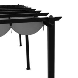 Breeins 10x20ft Aluminium Pergola with Retractable Roof - thumbnail 8