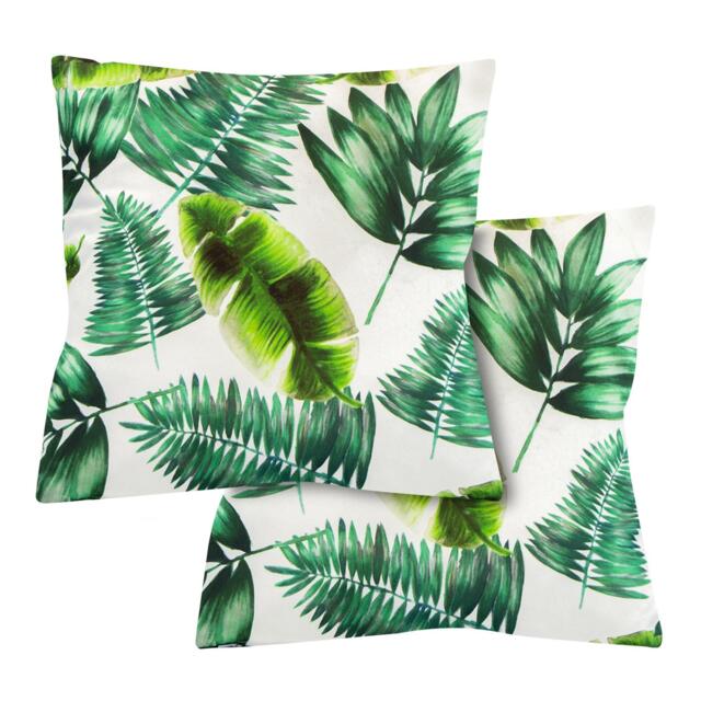 Streetwize Outdoor Botanical Palm Print Scatter Cushions - image 1