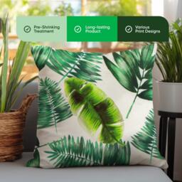Streetwize Outdoor Botanical Palm Print Scatter Cushions - thumbnail 4