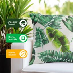 Streetwize Outdoor Botanical Palm Print Scatter Cushions - thumbnail 5