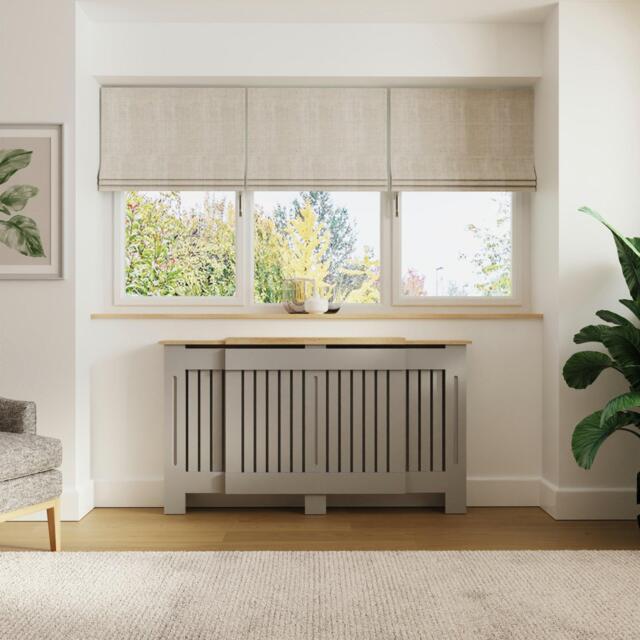 GFW Longslow Adjustable Radiator Cover Grey - image 1
