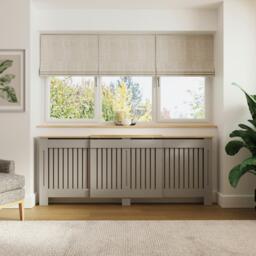 GFW Longslow Adjustable Radiator Cover Grey - thumbnail 2