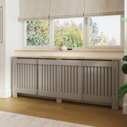 GFW Longslow Adjustable Radiator Cover Grey - thumbnail 4